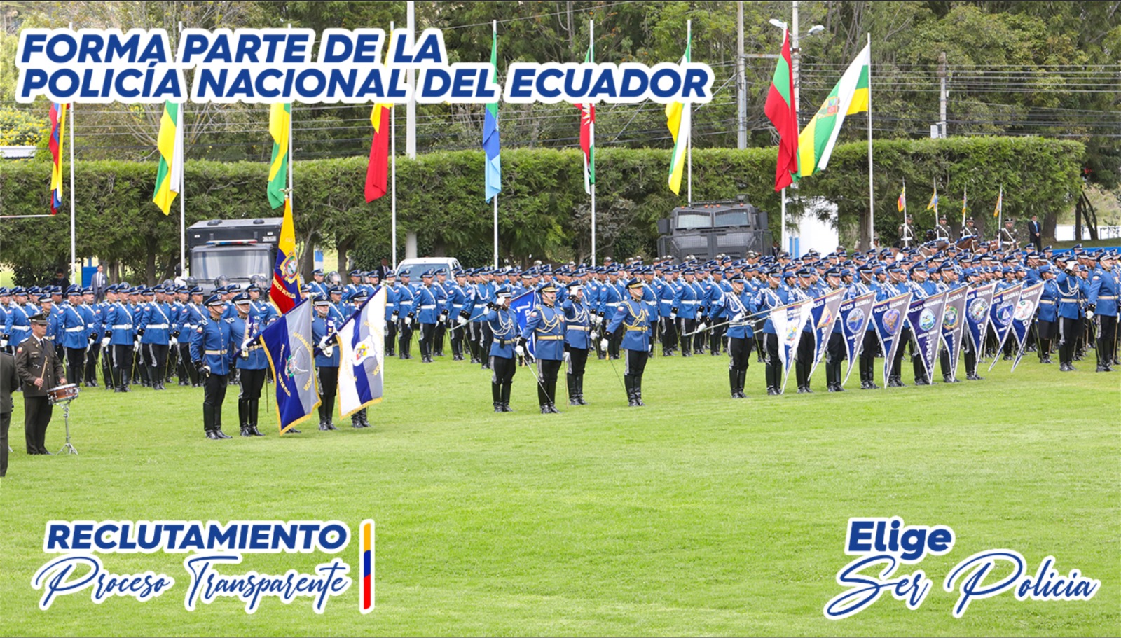 Forma parte de la Policía Nacional del Ecuador